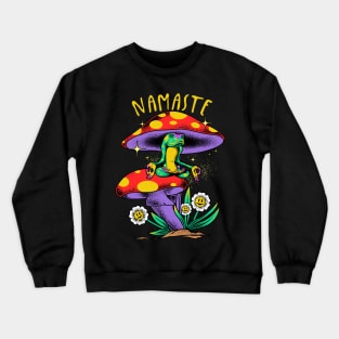 Namaste Mushroom World Crewneck Sweatshirt